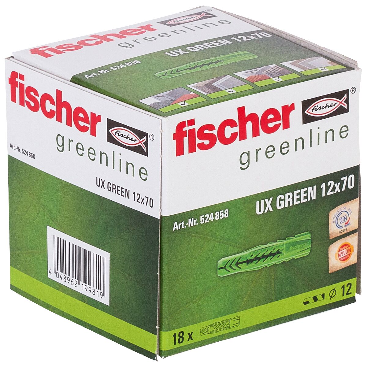 فيشر UX GREEN 12 x 70 — رقم 524858 — 2