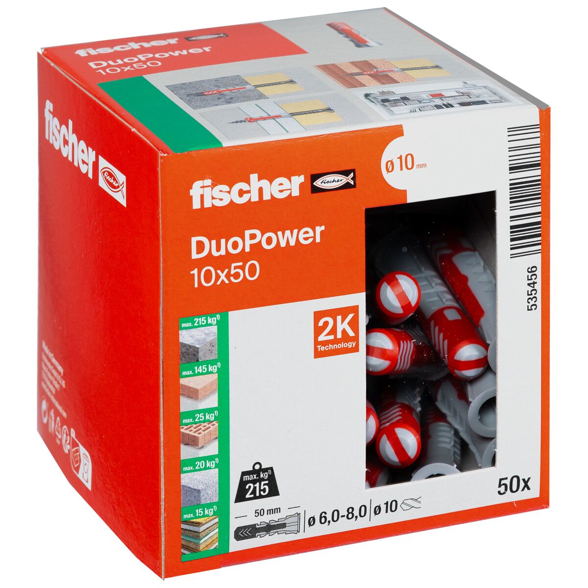 فيشر DUOPOWER 10 x 50 — رقم 535456 — 2