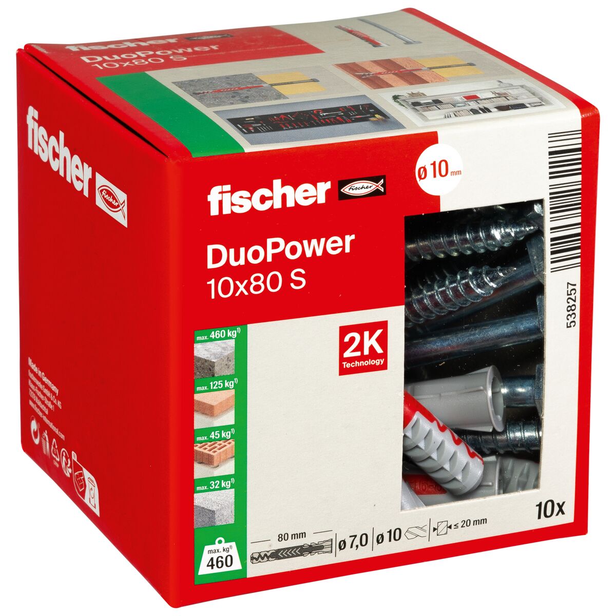 فيشر DUOPOWER 10 x 80 S — رقم 538257 — 2